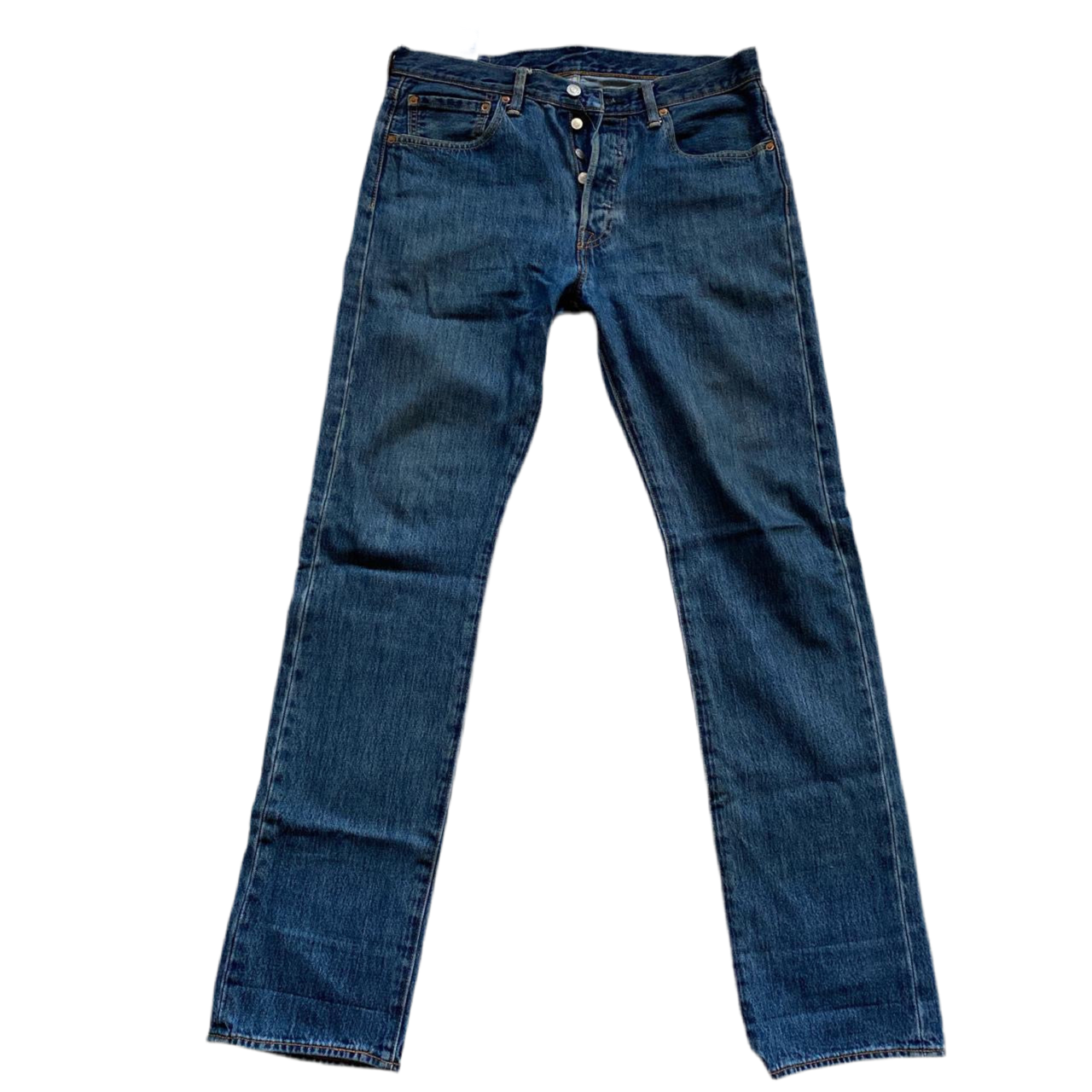 Levis 501 Blue Jeans (32W)