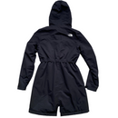 The North Face Dryvent Womens Black and White Parka Fur Trim Coat (M)