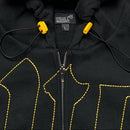W9 Black n Yellow Zip Hoodie (S/M/L/XL)