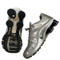 Nike Shox Turbo 9 Metallic Silver and Black 2010 (UK 9.5)