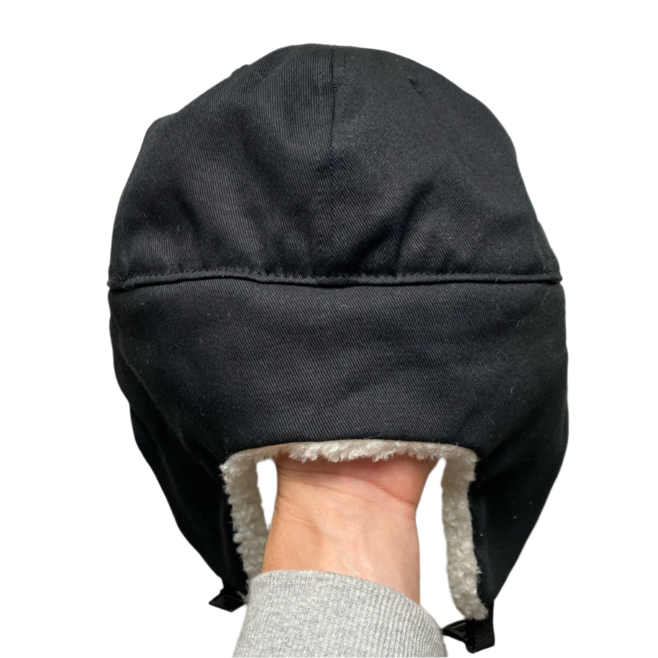 W9 Black and White Dog Ear Trapper Hat