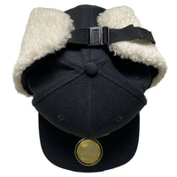 W9 Black and White Dog Ear Trapper Hat