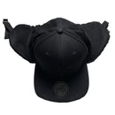W9 Triple Black Dog Ear Trapper Hat