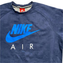 Nike Air Navy Blue and Grey Jumper (L)
