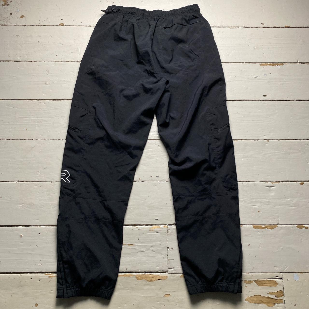 Nike Air Vintage Baggy Black and Red Shell Trackpant Bottoms