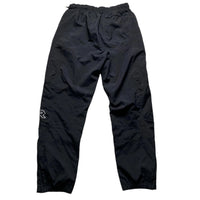 Nike Air Vintage Baggy Black and Red Shell Trackpant Bottoms (M)