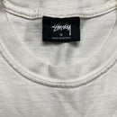 Stussy White Pink and Green T Shirt (S)