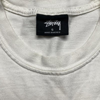 Stussy White Pink and Green T Shirt (S)