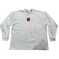 Adidas Team Vintage DC United Long Sleeve White T Shirt (XL)