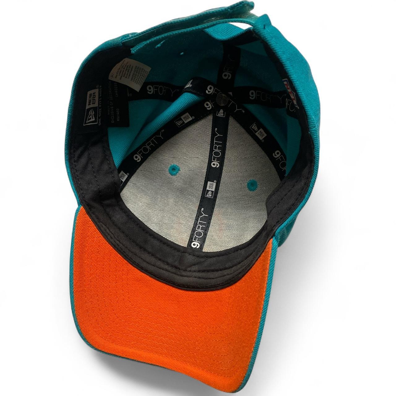 Miami Dolphins New Era Turquoise and Orange Baseball Cap
