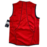 Nike Football Vintage y2k Vest Red and Navy (XS)