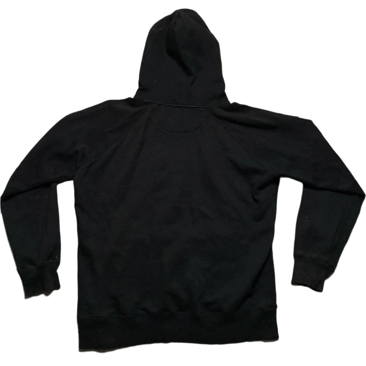 Places and Faces Black and Silver Reflective Hoodie (XL)