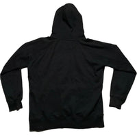 Places and Faces Black and Silver Reflective Hoodie (XL)