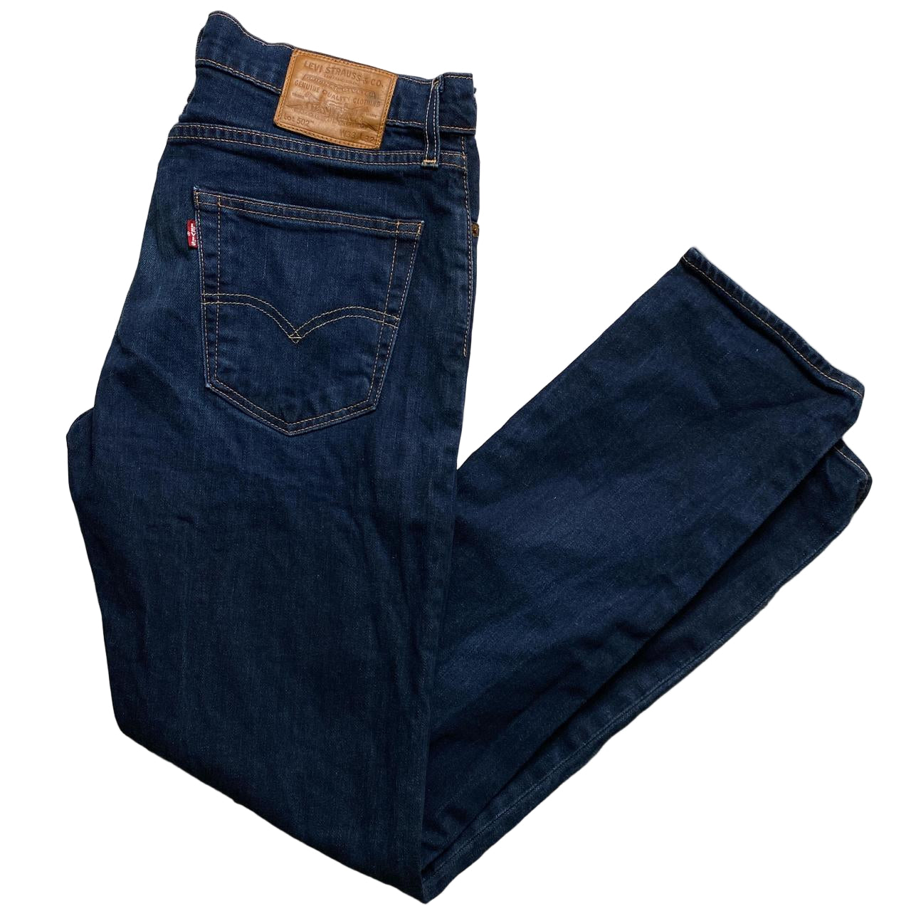 Levis 502 Dark Navy Jeans (33W)
