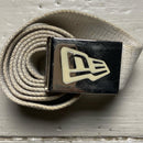 New Era Vintage y2k Canvas Belt White