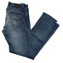Levis 511 Navy Blue Stonewash Distressed Jeans (32W)