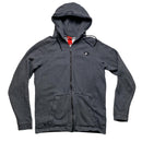 Nike Box Log Grey Black and White Swoosh Hoodie (S)