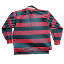 Coca Cola Vintage 90’s Striped Polo Long Sleeve Shirt (M)