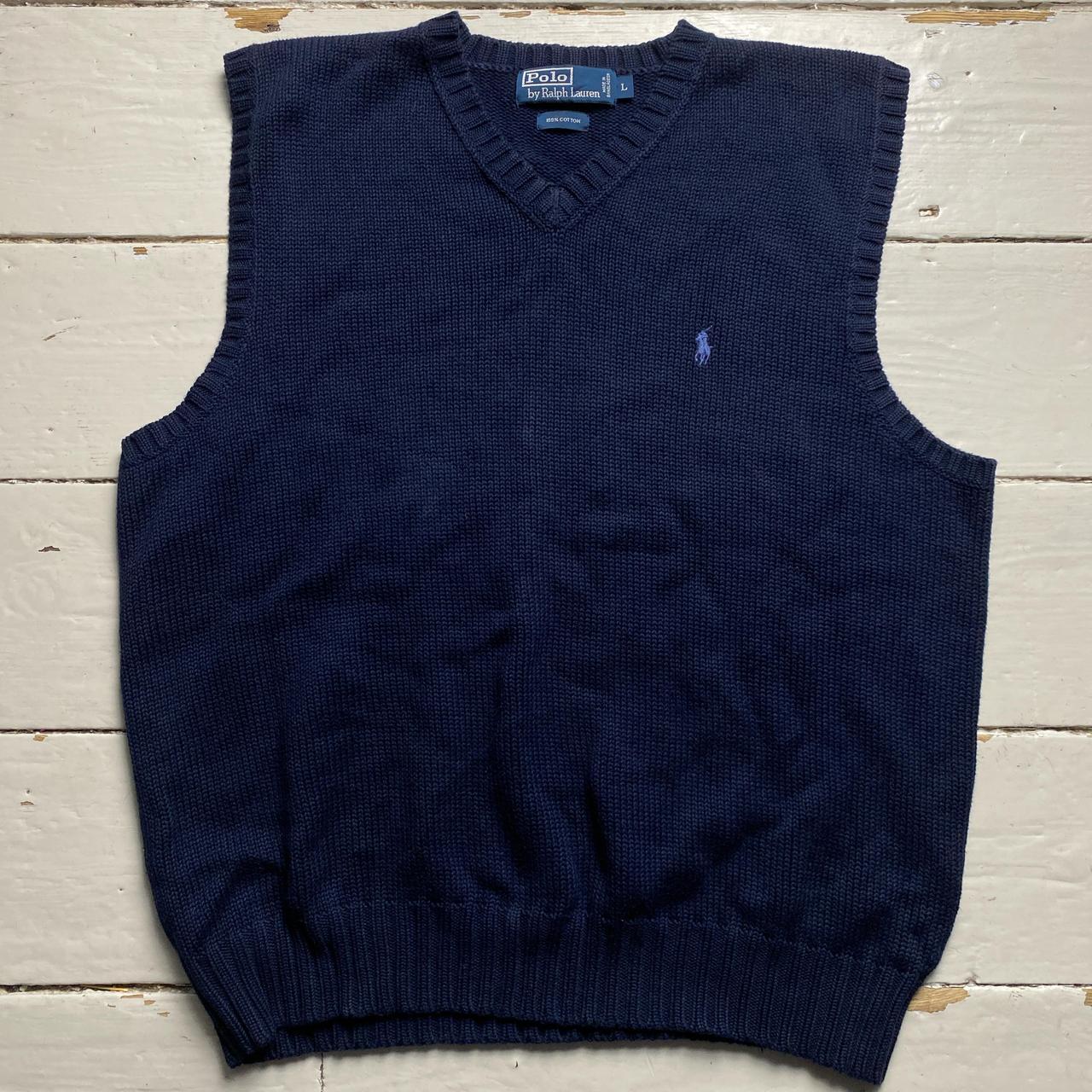 Polo Ralph Lauren Navy and Blue Vest Body Warmer Jumper