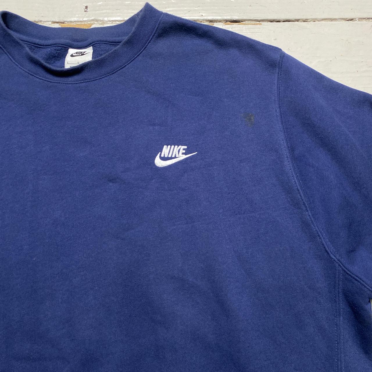 Nike Navy and White Jumper Tracksuit