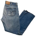 Levis 501 XX Vintage Distressed Made in Mexico Light Blue Jeans (W 40)