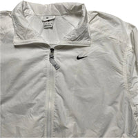 Nike Lab White and Black Swoosh Windbreaker Shell Tracksuit Jacket (XS)