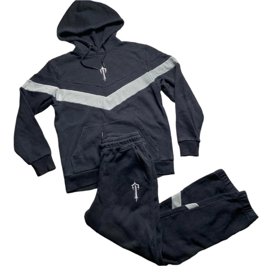 Trapstar Irongate Black and Grey Tracksuit (M)