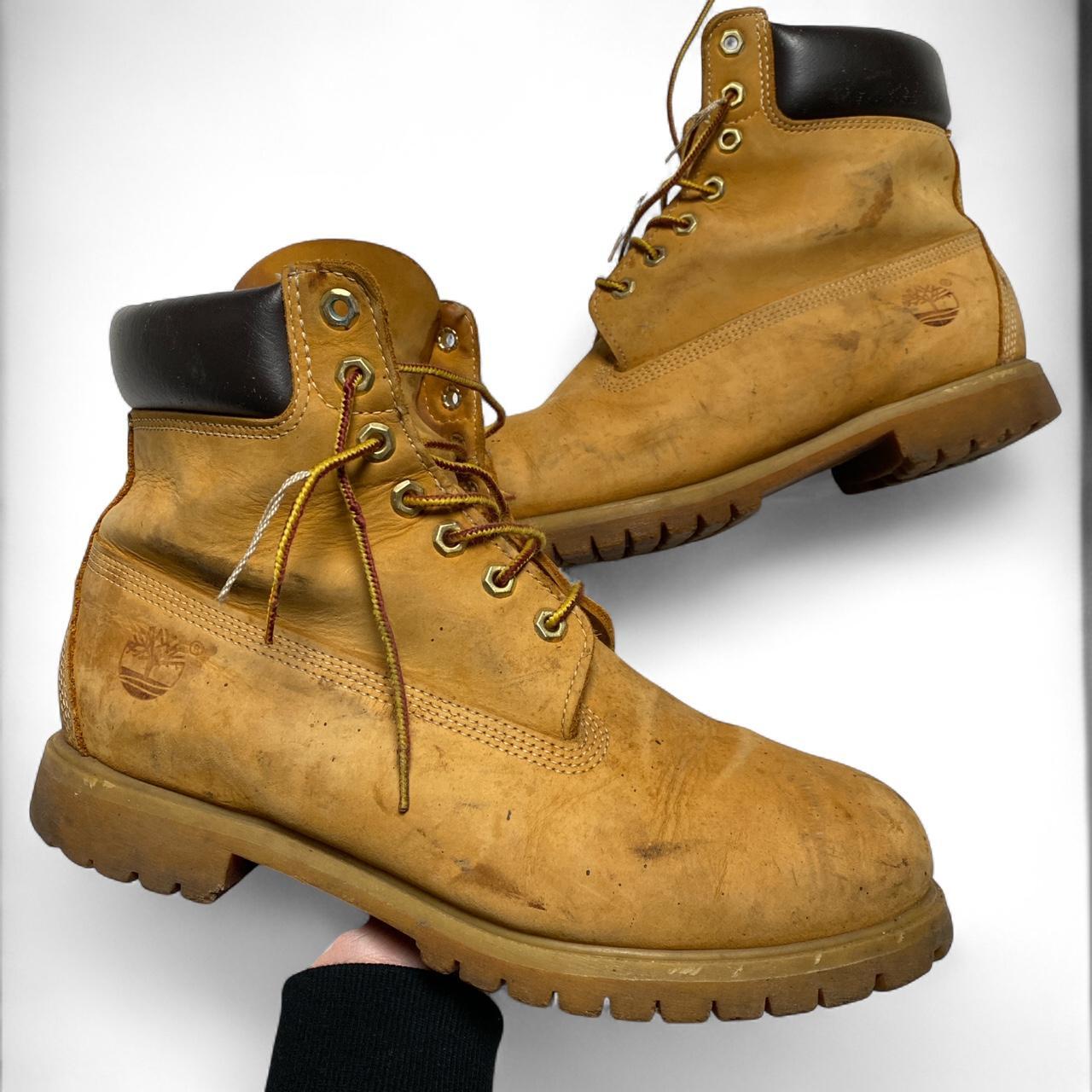 Timberland Nubuck Wheat Brown High Boots
