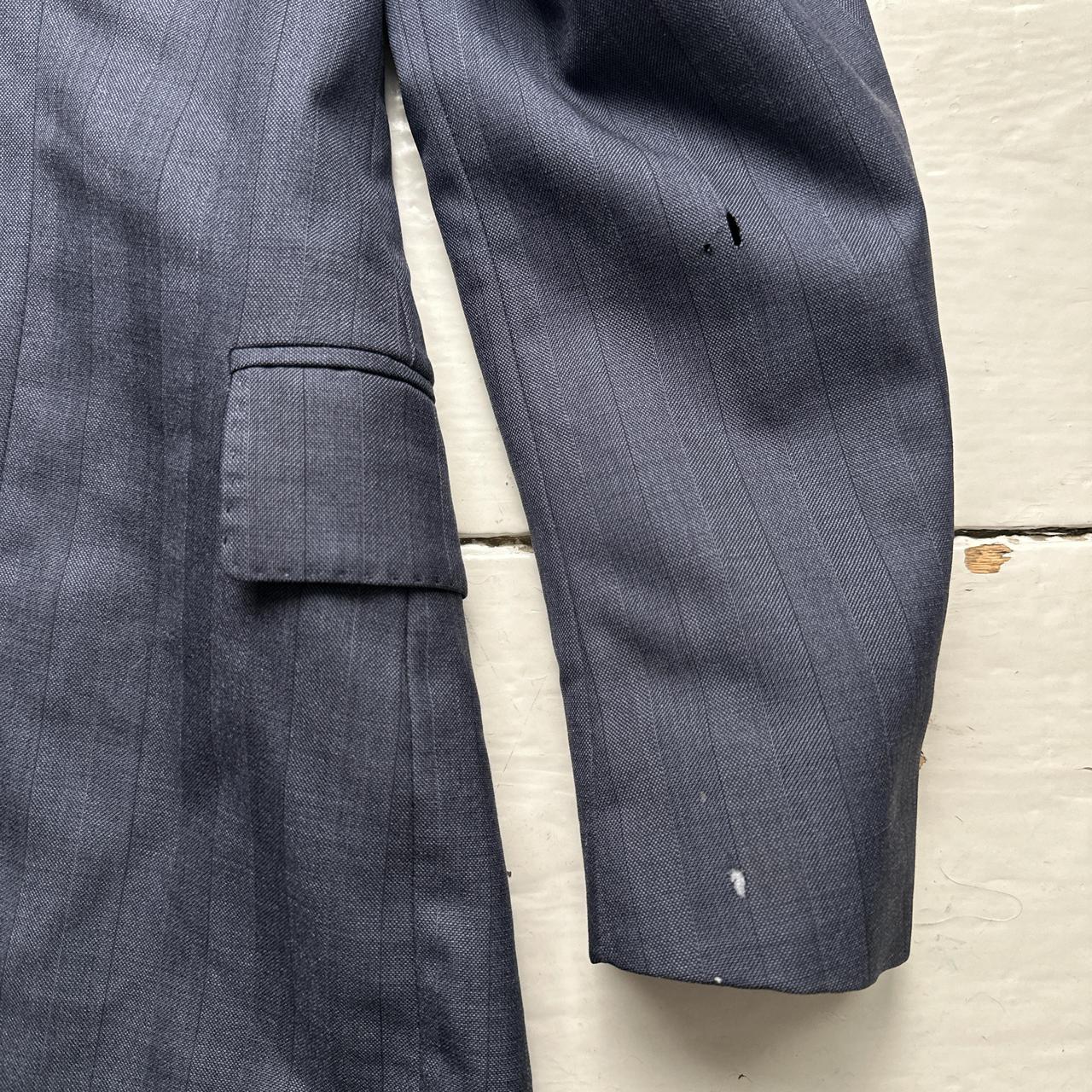 Burberry Burberrys Vintage Navy Suit Jacket