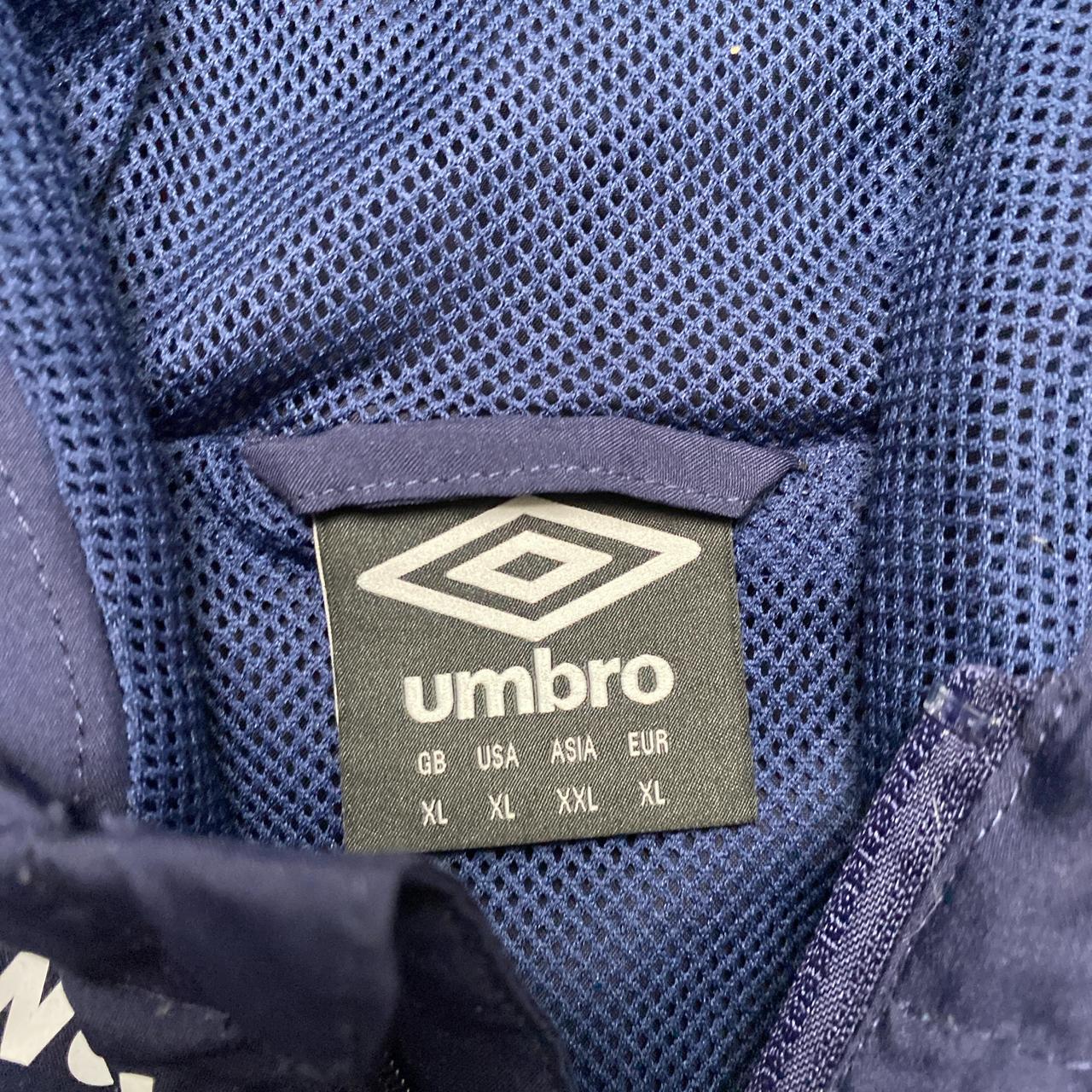 Umbro West Ham Navy and White Windbreaker Jacket (XL)