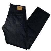 Edwin Dark Charcoal Black Regular Tapered Baggy Jeans (W 33)