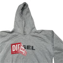 Diesel Grey and Red Hoodie (M)