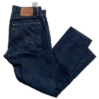 Levis 512 Navy Slim Straight Jeans (31W)