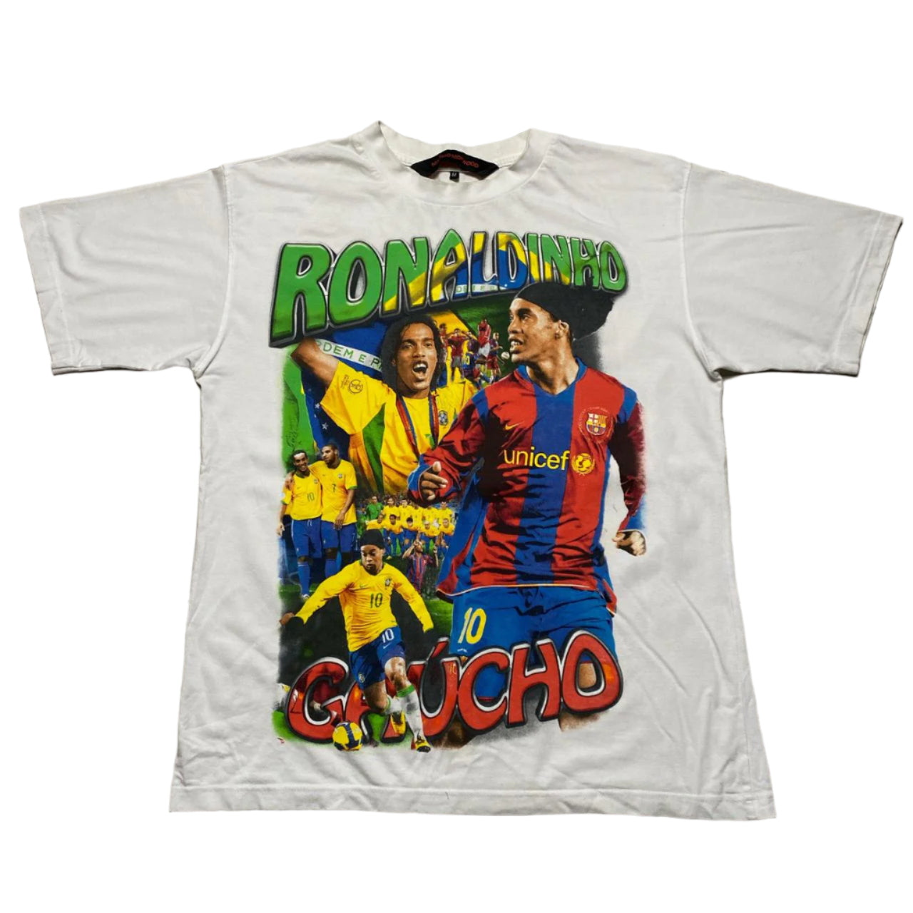 Marino Morwood Ronaldinho R10 Brazil T Shirt (M)