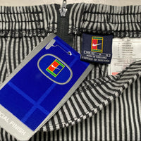 Nike Tennis Vintage Y2K Womens Pin Stripe Black and White Skirt (M)