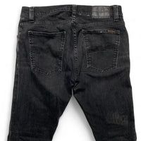 Nudie Tight Terry Slim Black Grey Jeans