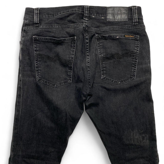 Nudie Tight Terry Slim Black Grey Jeans