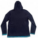 Hugo Boss Navy and Striped Hoodie (XL)