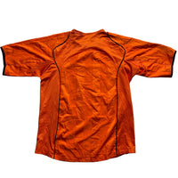 Valencia Total 90 Nike Vintage Orange and Black Football Jersey (L)