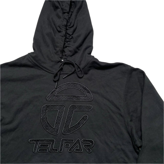 Telfar Black Cropped Hoodie (M)
