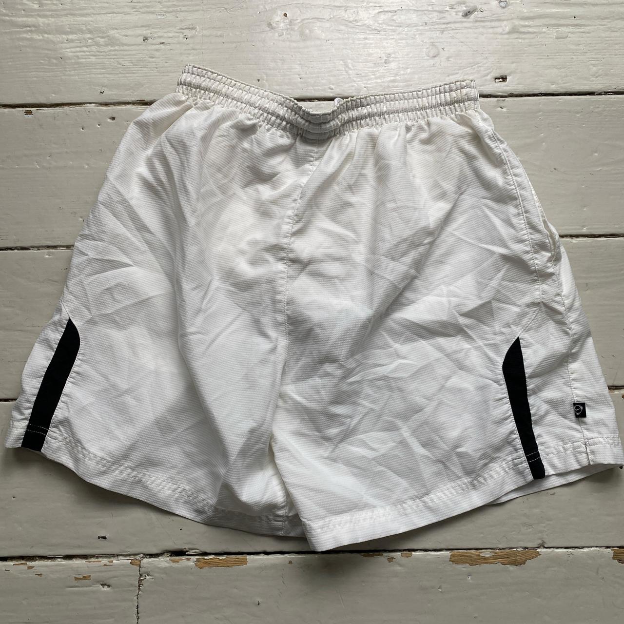 Nike Vintage Football White and Black Shorts