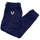 True Religion Navy and White Baggy Joggers (L)