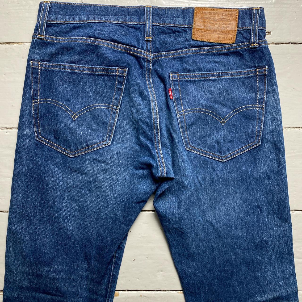 Levis 502 Navy Jeans