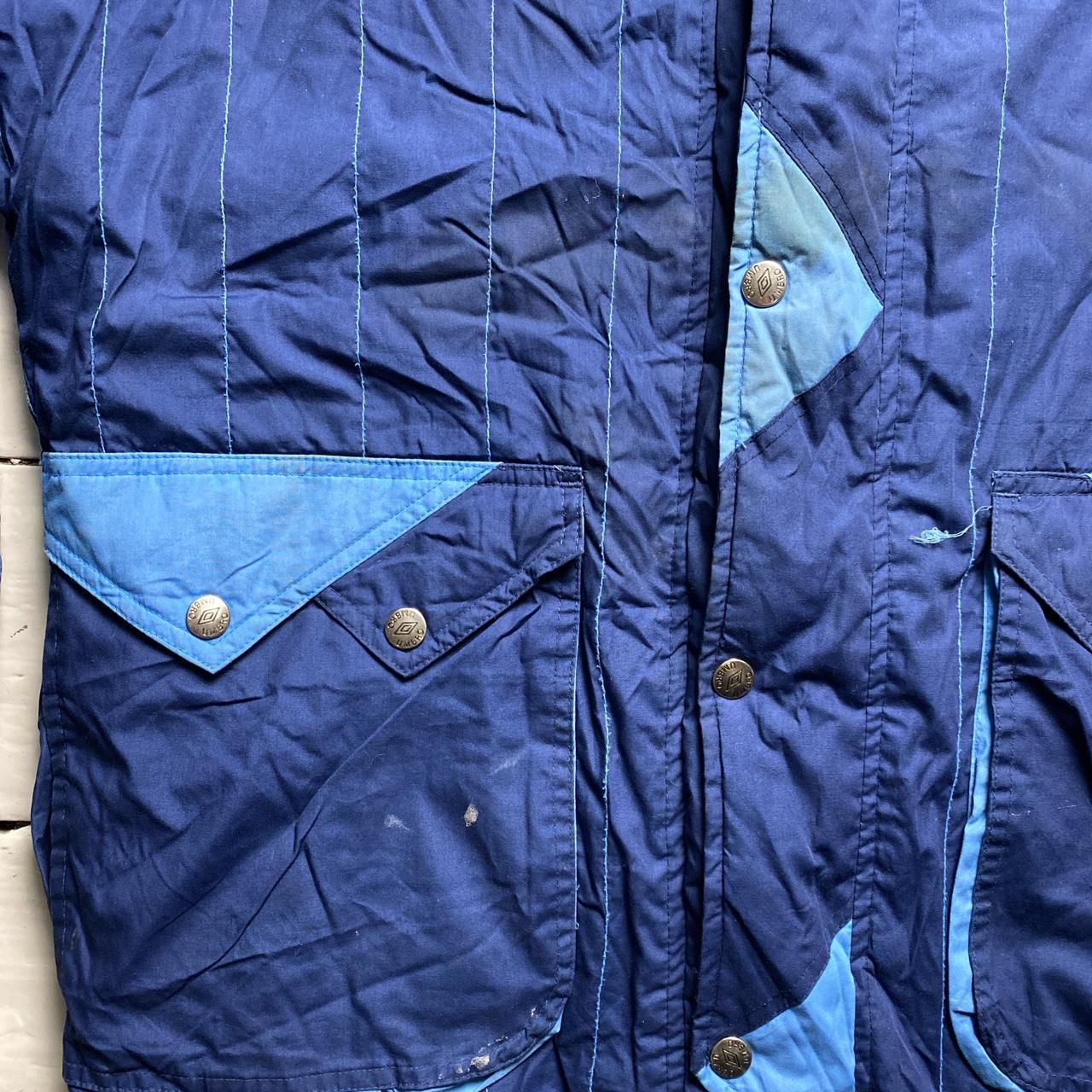 Umbro Vintage 90’s Long Football Jacket Blue