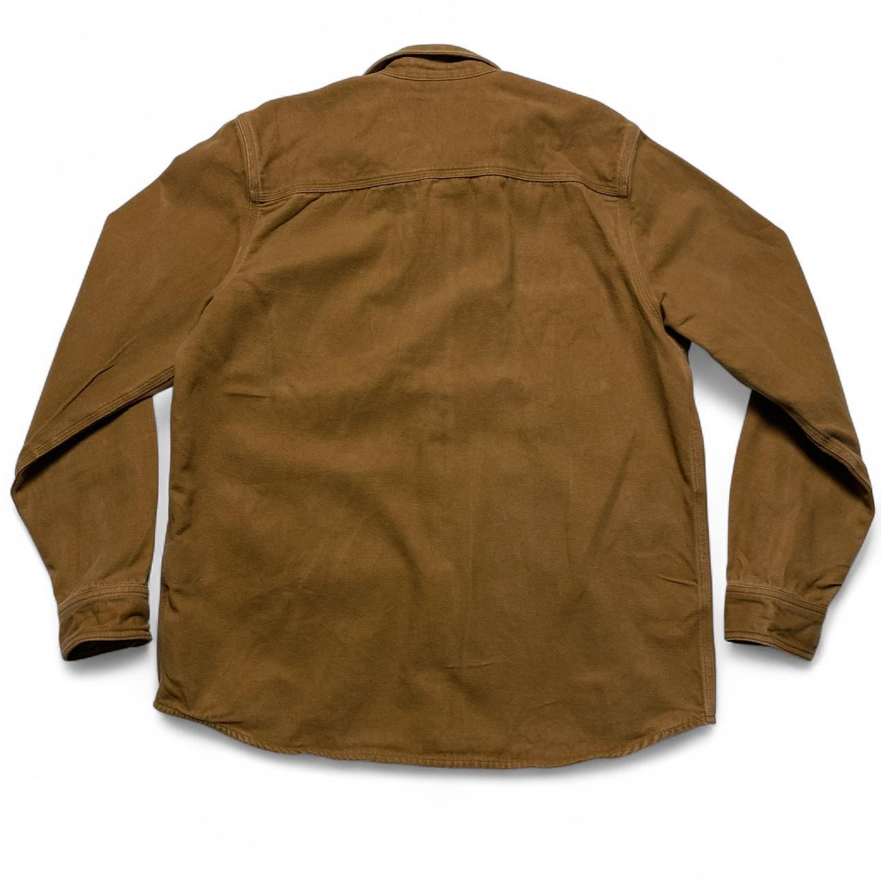 Carhartt Brown Regular Long Sleeve Button Shirt (XL)