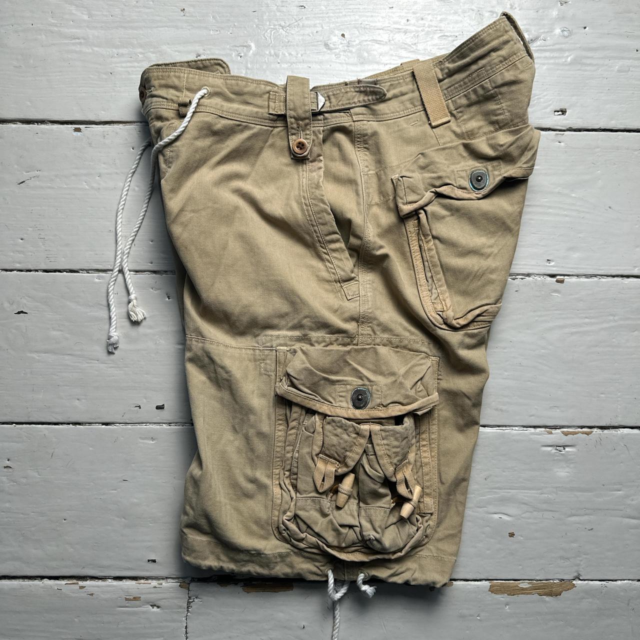 Polo Ralph Lauren Khaki Sand Cargo Combat Shorts