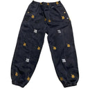 Yardsale Skateboards Black White and Gold Middle Fingers Denim Joggers (M)