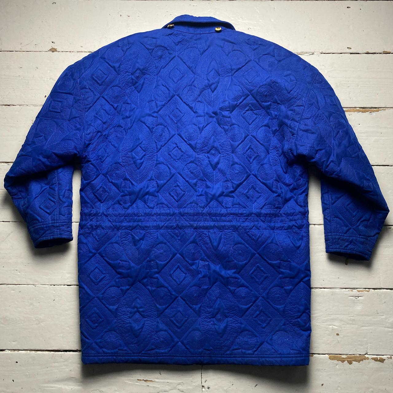 Versace Sport Blue Vintage Peacoat Jacket