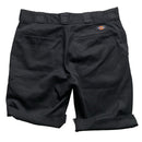 Dickies Black 874 Cut Down Trouser Shorts (34W)
