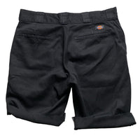 Dickies Black 874 Cut Down Trouser Shorts (34W)